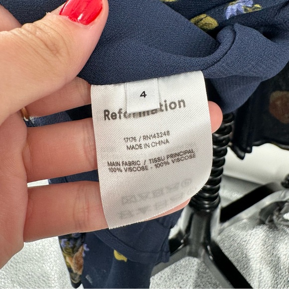 Reformation Juliette Midi Dress in Petit Jardin Size 4 - Picture 8 of 12